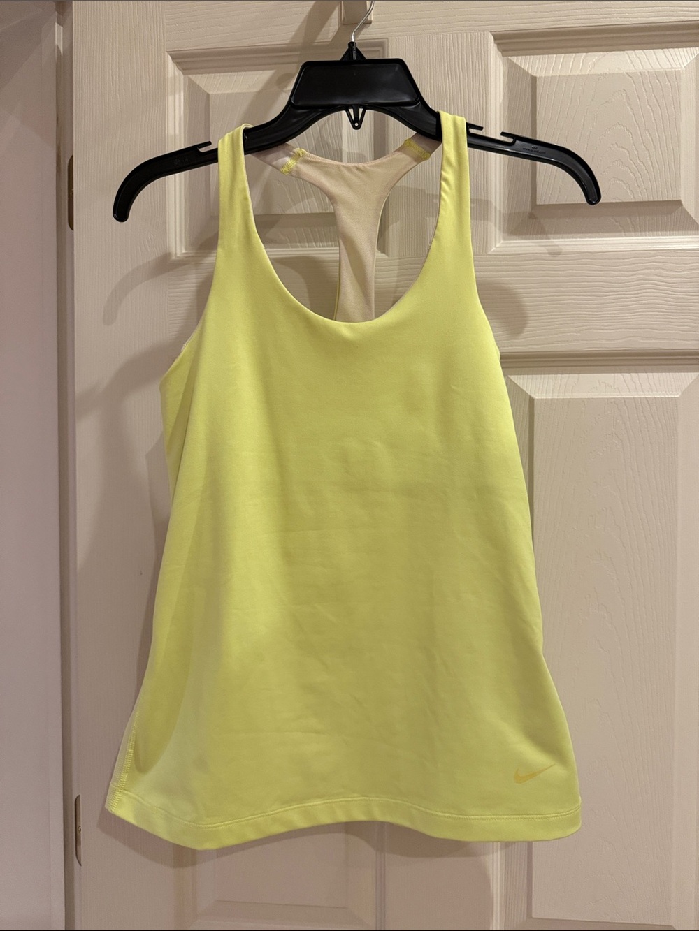 Nike Women's Bright Highlighter Green/Yellow Racerback Tank Top